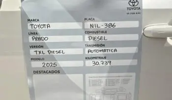 
										TOYOTA PRADO TXL DIESEL 2025 full									